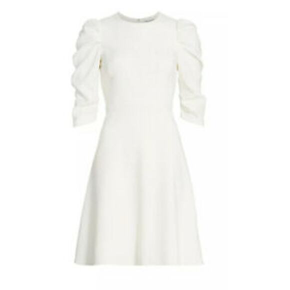 Halston Heritage Dresses & Skirts - HALSTON Draped Sleeve Dress - Chalk white - Size 0 - NWT